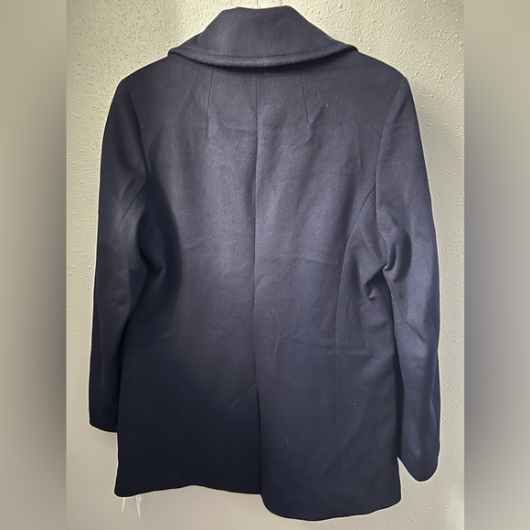New Fleurette Ali Wool Peacoat in Midnight Women’s Size 12 - Picture 4 of 12